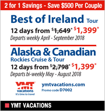 YMT Vacations - Ireland and Alaska Tours